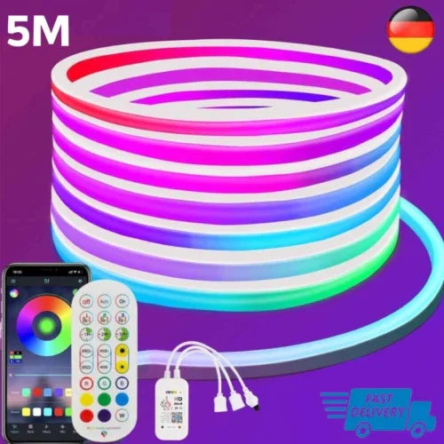 Neon Strip Flexible Amp | Led Smart Waterproof - Home & Garden > Lighting | Christmas Decorative
