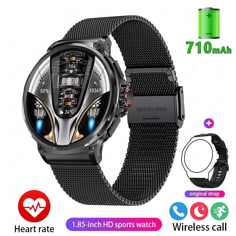 V69 Art Watch | Blue 185 Edition Model Gauge Measuring - Electronics > Communications > Telephony > Mobile Phone Accessories > Mobile Phone Cases | Bluetooth Smart (View 6)