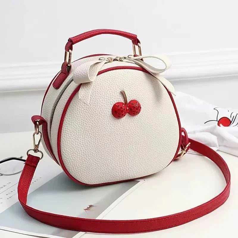 Cherry Cross All Round Bag Female Fashion | Series - Electronics > Communications > Telephony > Mobile Phone Accessories > Mobile Phone Cases | Bluetooth Cherry (View 2)