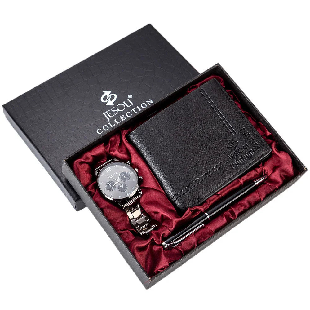 Mens Gift Set Beautifully Wrapped Watch Wallet - 0 | 24Cm Christmas (View 6)