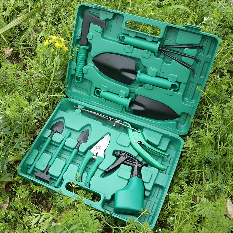 Ten Piece Gardening Tool Set | Model Gauge Measuring - 0 | Christmas Decorative (View 6)