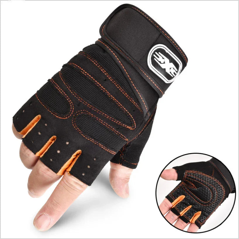 Cycling Gloves Half Finger Breathable Elastic Outdoor - Men's Clothing & Accessories | Black Cycling (View 5)
