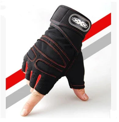 Cycling Gloves Half Finger Breathable Elastic Outdoor - Men's Clothing & Accessories | Black Cycling