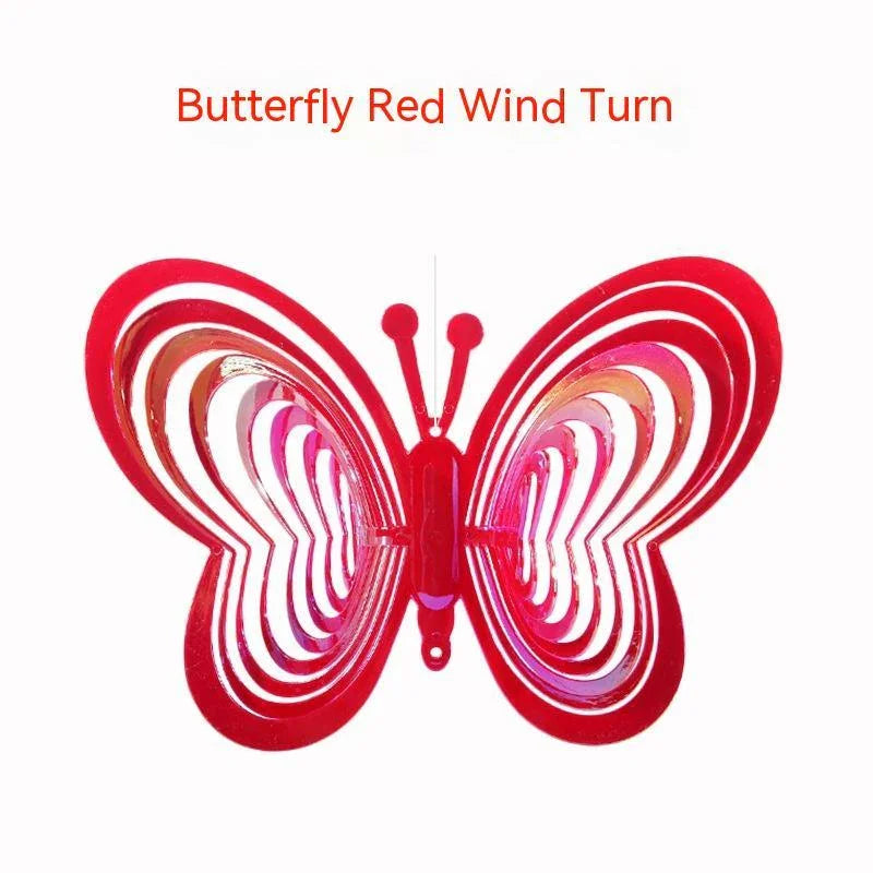 Garden Tools Colorful Butterfly Reflective Wind Chimes - Gardening Tools | Accessory Elegant (View 10)