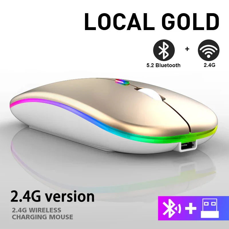 Mouse Bluetooth | Wireless Rechargeable Rgb Converter - Gaming Pads | Bluetooth Smart (View 12)