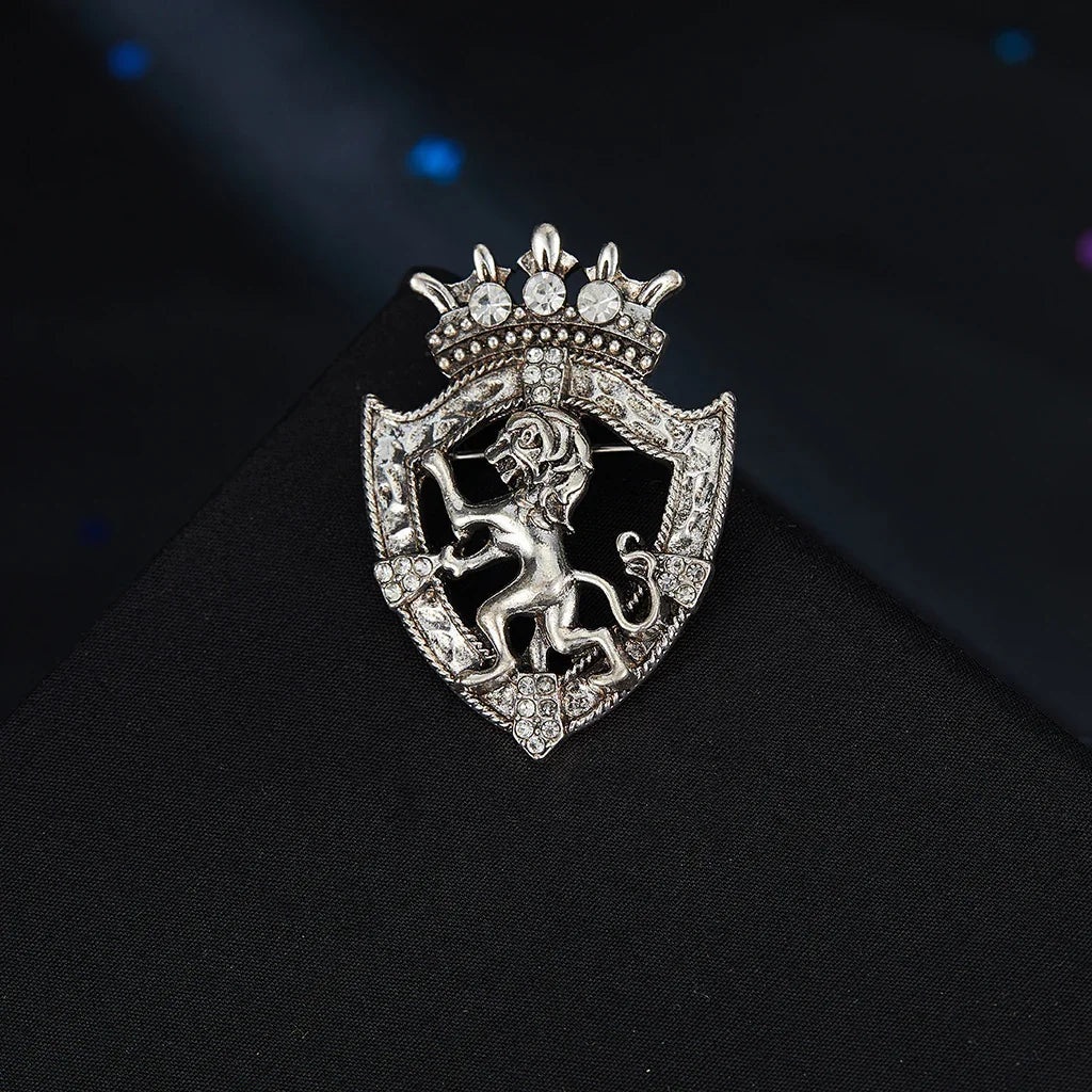 Crown Suit Badge Simple Clothing Accessories Brooch - Men's Clothing & Accessories | Accessory Crown (View 3)