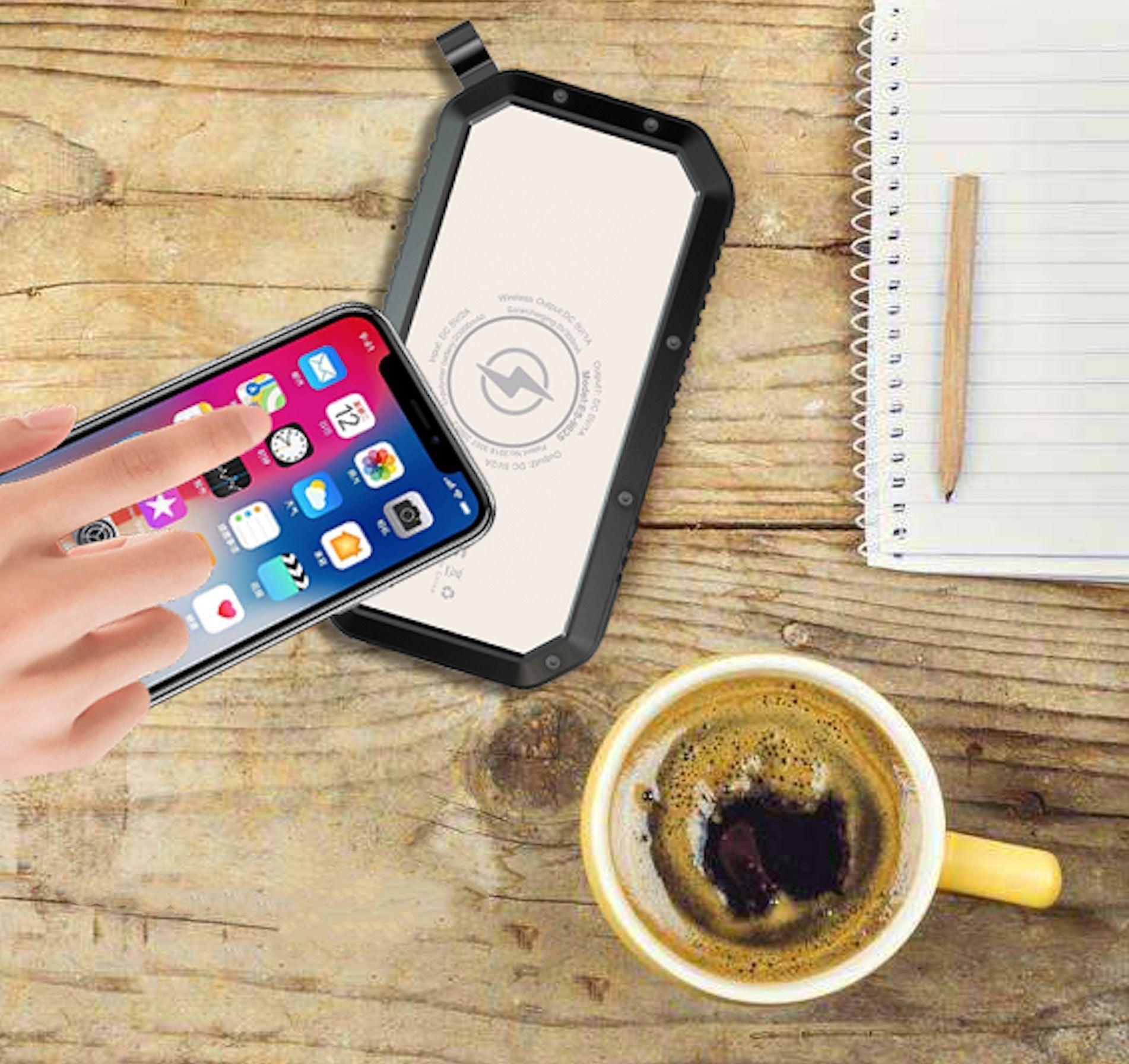 Wirelsess Solar Powerbank Phone Accessories Torch - Phone Accessories | Bluetooth Smart