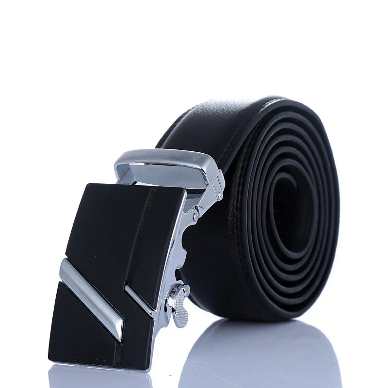 Mens Automatic Buckle Belt Watch Gift Set | Leather - Apparel & Accessories > Clothing Accessories | Christmas Decor (View 4)