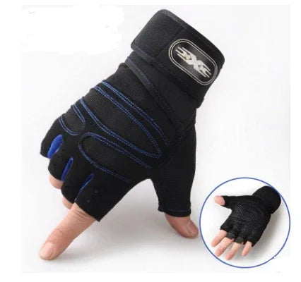 Cycling Gloves Half Finger Breathable Elastic Outdoor - Men's Clothing & Accessories | Black Cycling (View 4)