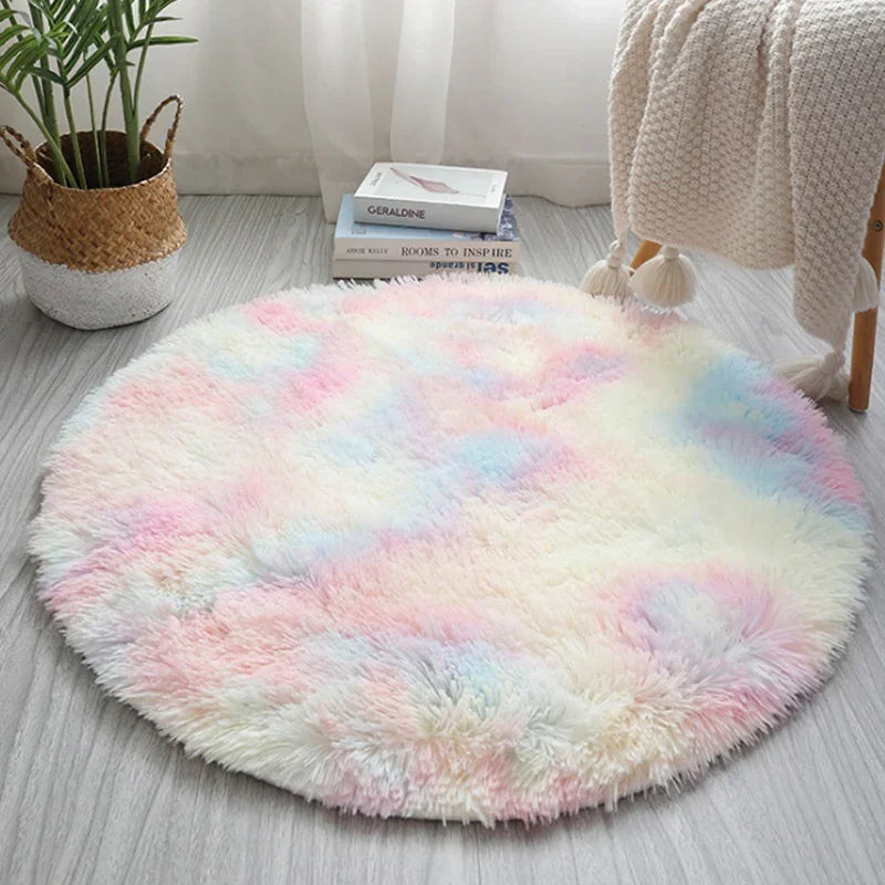 Nordic Living Room Carpet Tie Dye Sofa Coffee Table Mat - 0 | Christmas Decorative