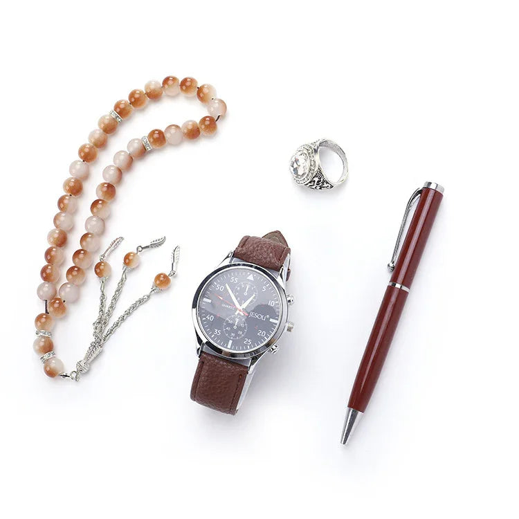 Set Boutique Gift Ring Rosary Quartz Watch Pen - 0 | Bluetooth Boutique (View 3)