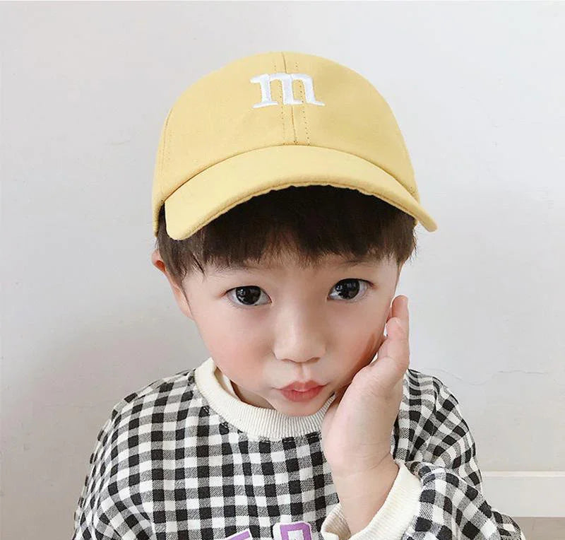 Baseball Cap Boy Letter Embroidered Childrens Cotton - Children's Accessories | Accessory Baseball (View 3)