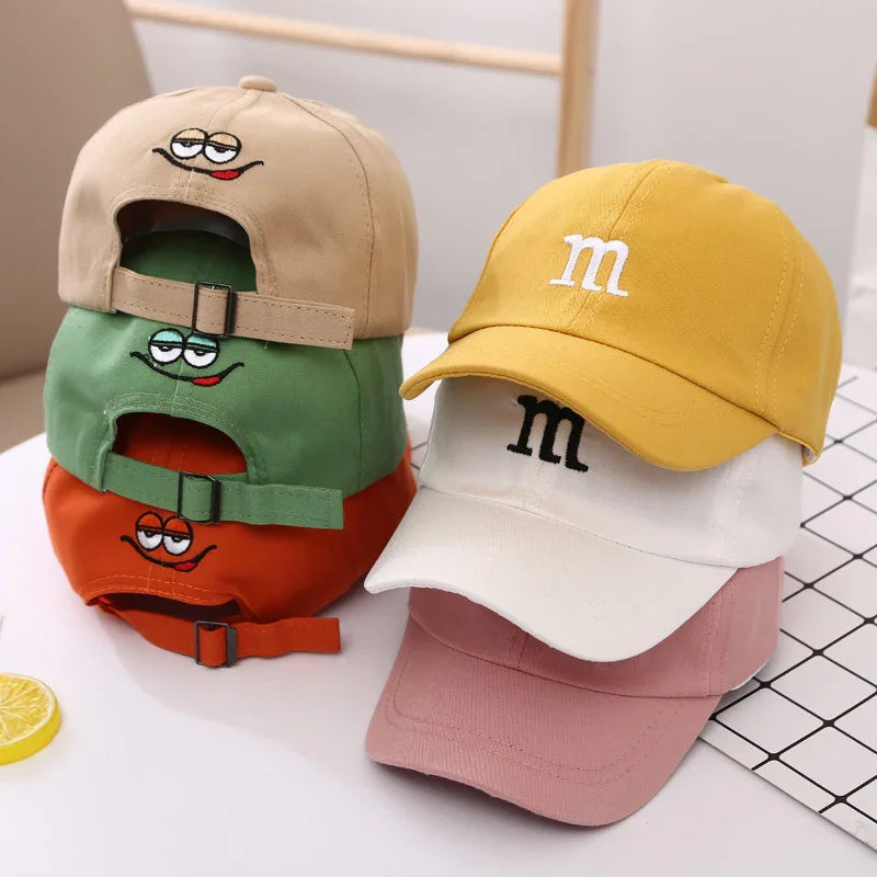Baseball Cap Boy Letter Embroidered Childrens Cotton - Children's Accessories | Accessory Baseball