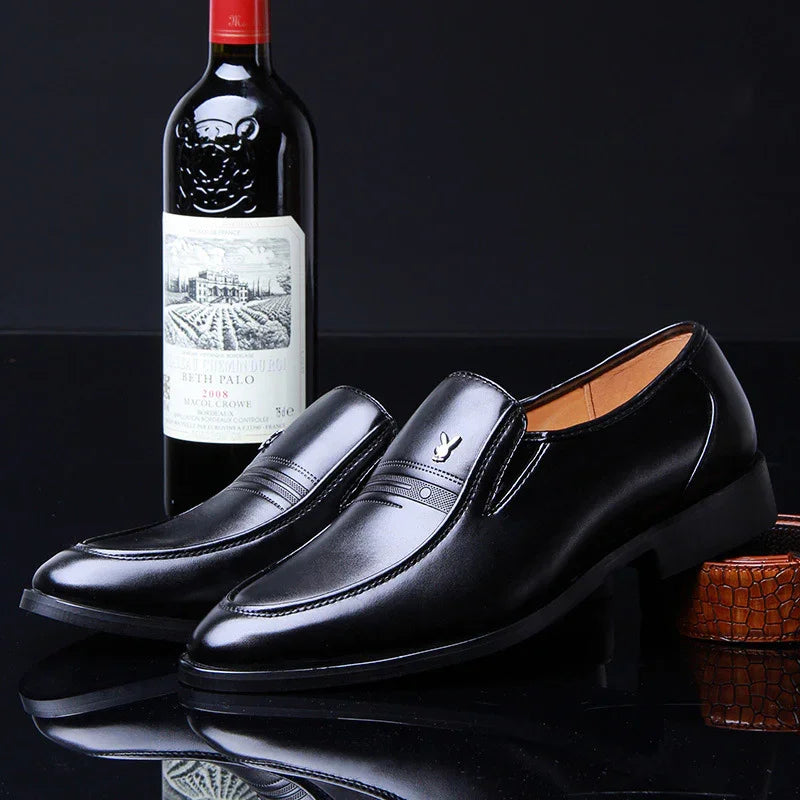 Men Business Dress Shoes British Overshoes | Model - 0 | Business Dress