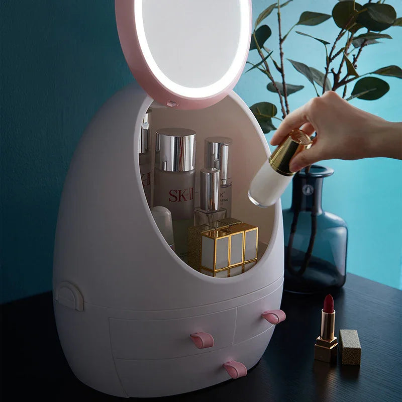 Dust-proof Dressing Table Skin Care Rack