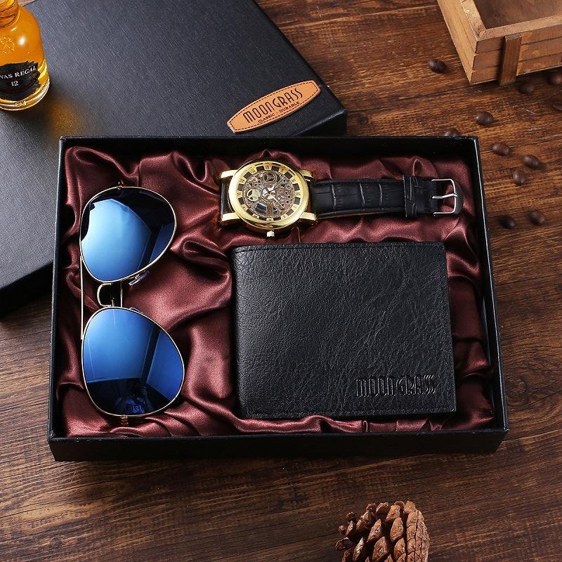 Mens Luxury Watch Gift Set Pen Wallet Quartz | Holder - 0 | Elegant Fashion (View 12)