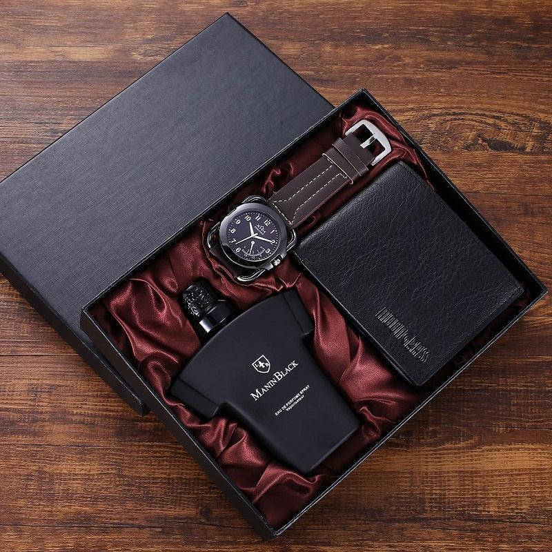 Mens Luxury Watch Gift Set Pen Wallet Quartz | Holder - 0 | Elegant Fashion (View 13)
