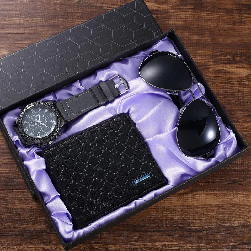 Mens Luxury Watch Gift Set Pen Wallet Quartz | Holder - 0 | Elegant Fashion (View 16)