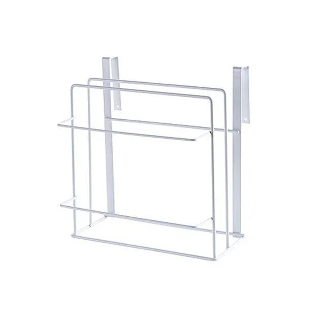 Kitchen Double Layer Towel Rack Hanging Holder Cabinets - Home & Garden > Storage & Organization | Double Kitchen (View 4)