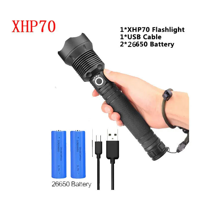 Usb Charging Zoom P50 Flashlight | Holder Adapter - Home & Garden > Lighting | Accessory Elegant (View 5)