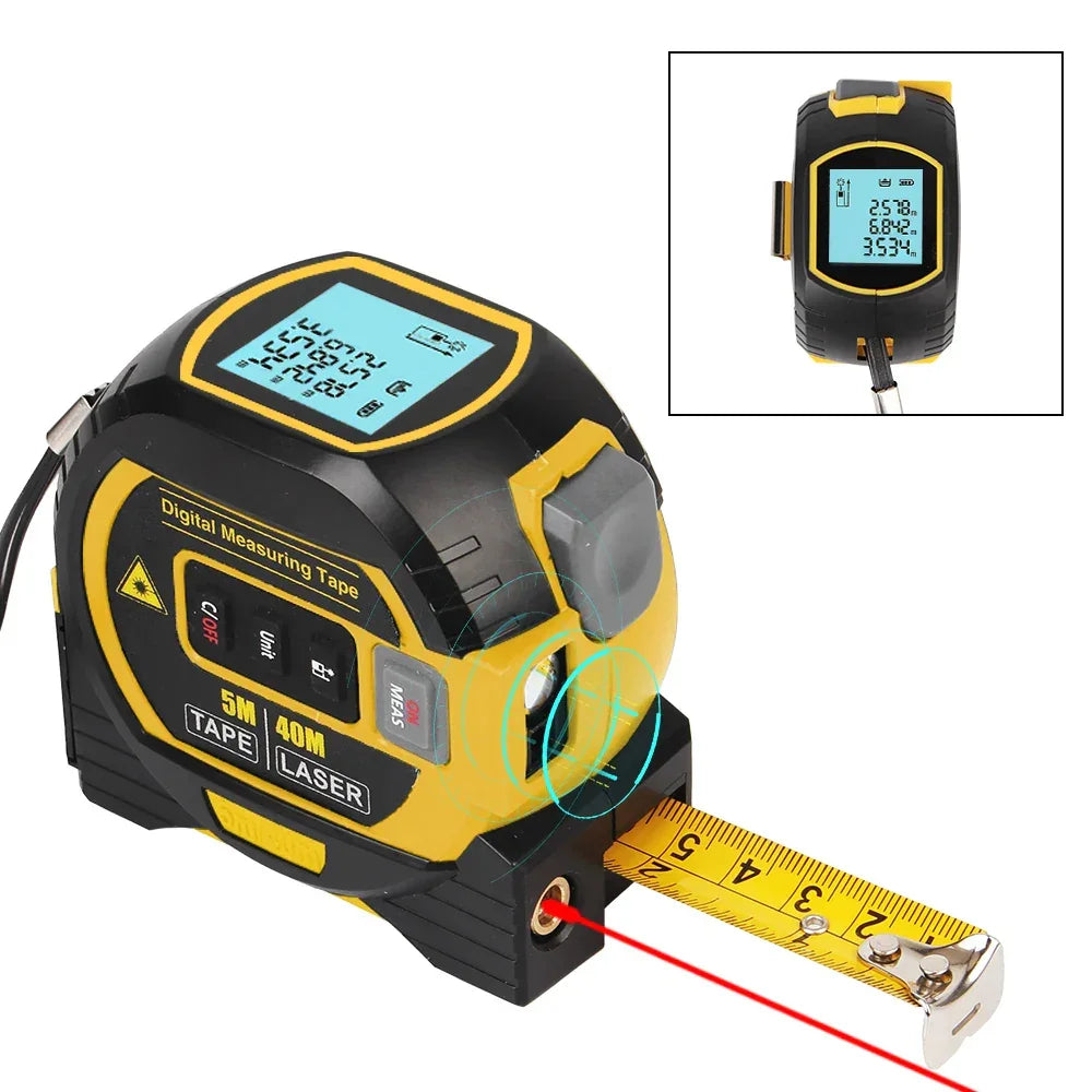 Laser Measure Tape | Measuring Accessory Organizer - Home & Garden > Storage & Organization | Laser Measure