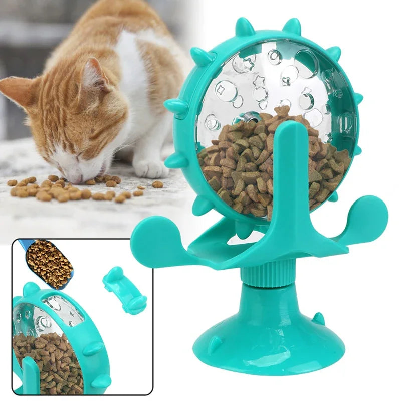 Pet Feeding Interactive Wheel Fun Engagement | Charger - Electronics > Power