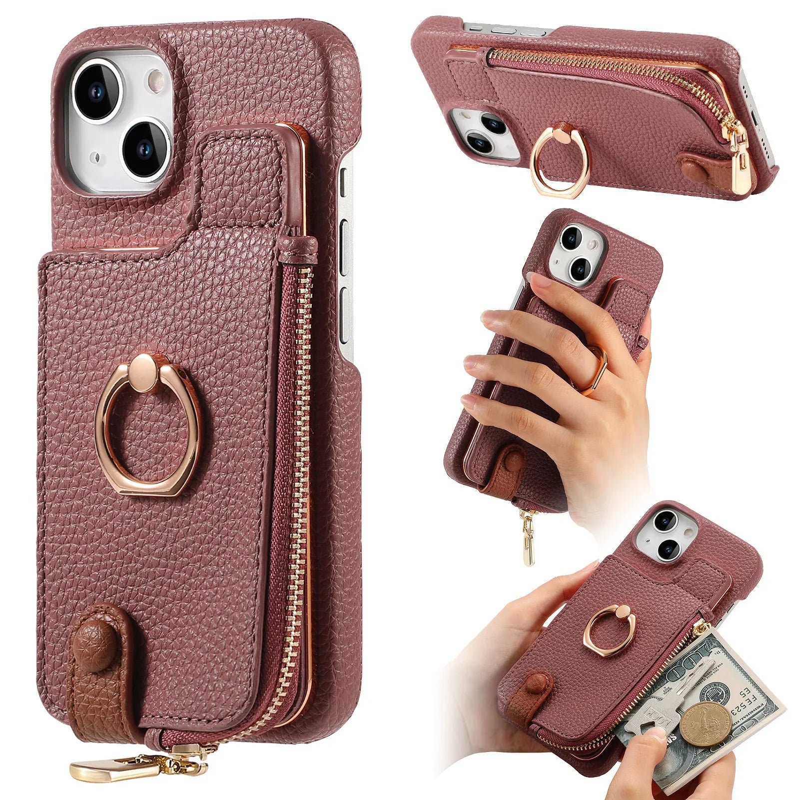 Suitable Lychee Texture Top Bottom | 16prom Edition - Electronics > Communications > Telephony > Mobile Phone Accessories > Mobile Phone Cases | 16Prom Bluetooth (View 5)