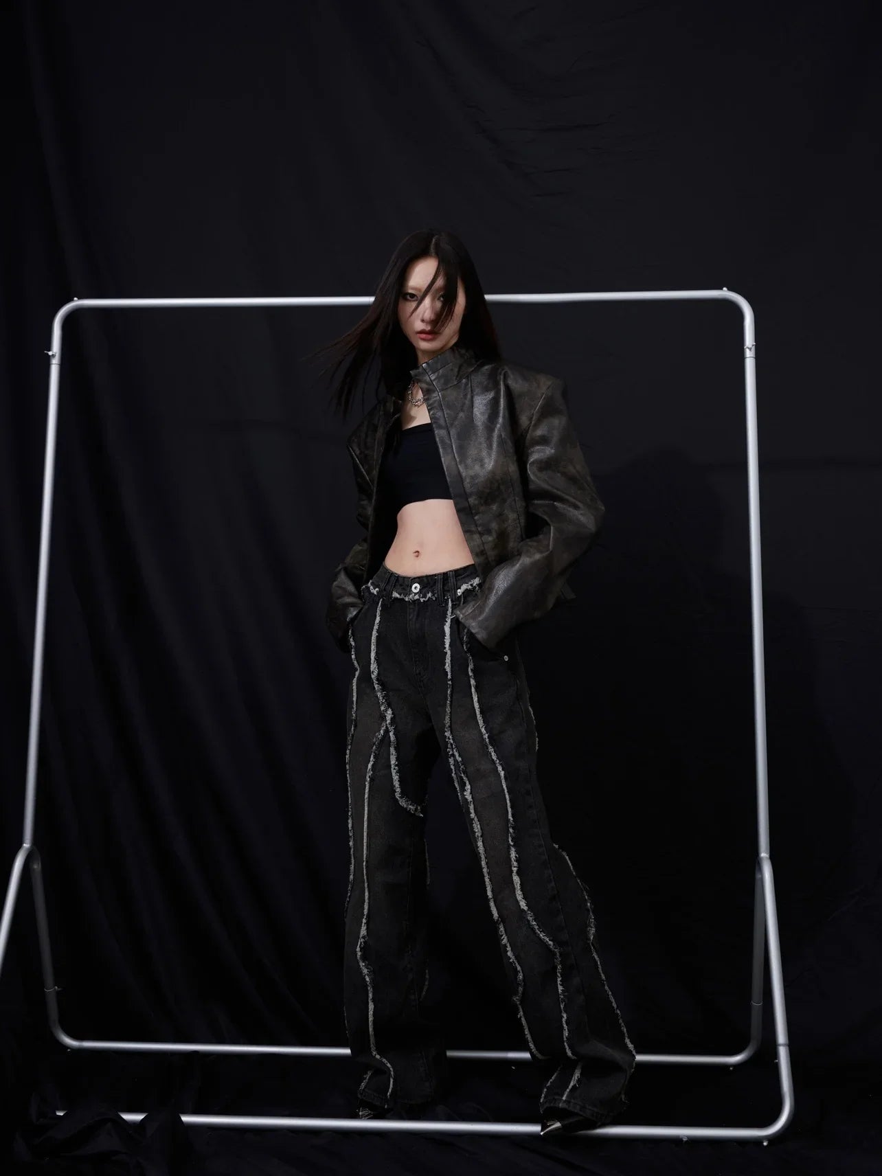 Coat Stand Collar Short Motorcycle Clothing Men - Men's Clothing & Accessories (View 9)