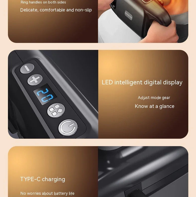 Four Head Massage Gun Massagehigh Frequency Muscle - Health & Beauty > Personal Care | Massage Massager (View 6)