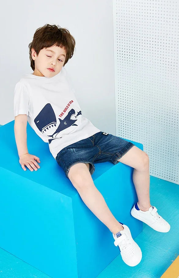 Summer Childrens Wear Korean Fashion Short Sleeve Shirt - 0 | Elegant Fashion (View 7)