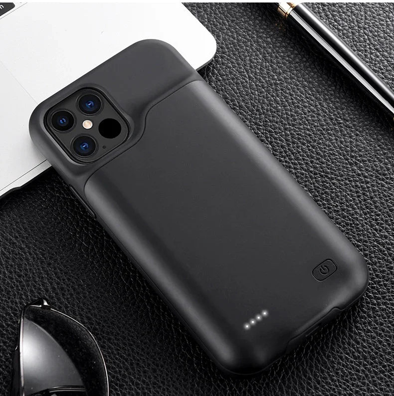 Back Clip Battery All Inclusive Soft Charging Case - iPhone Battery Cases | All-inclusive iPhone Case Back (View 2)