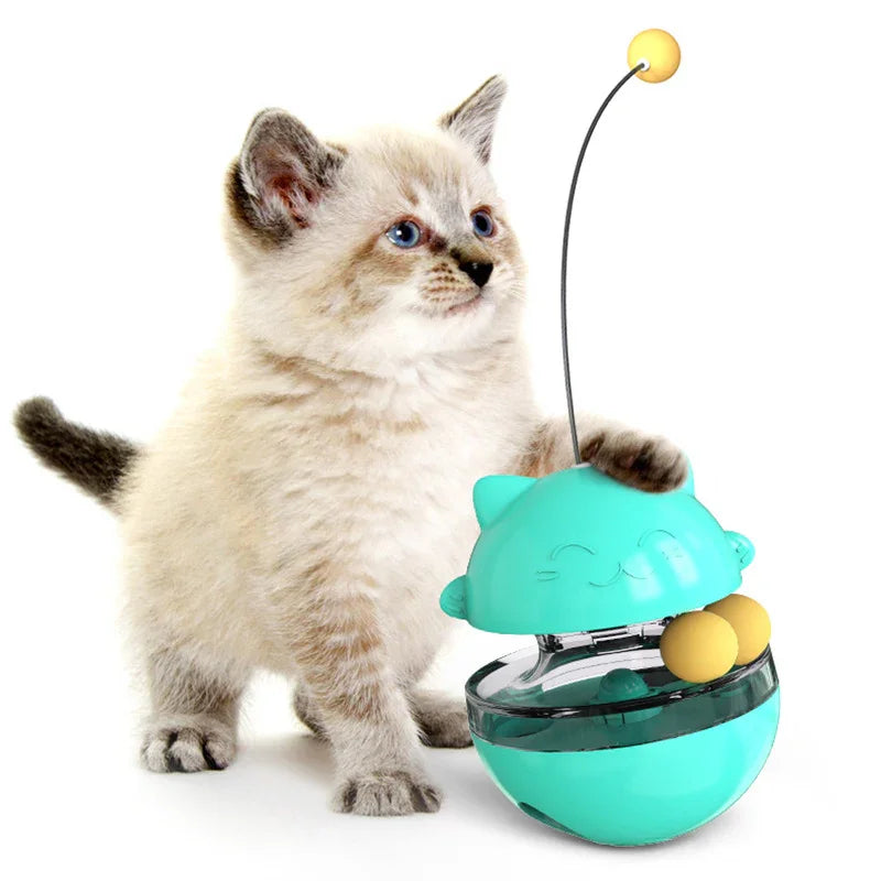 Interactive Cat IQ Treat Ball for Fun and Training