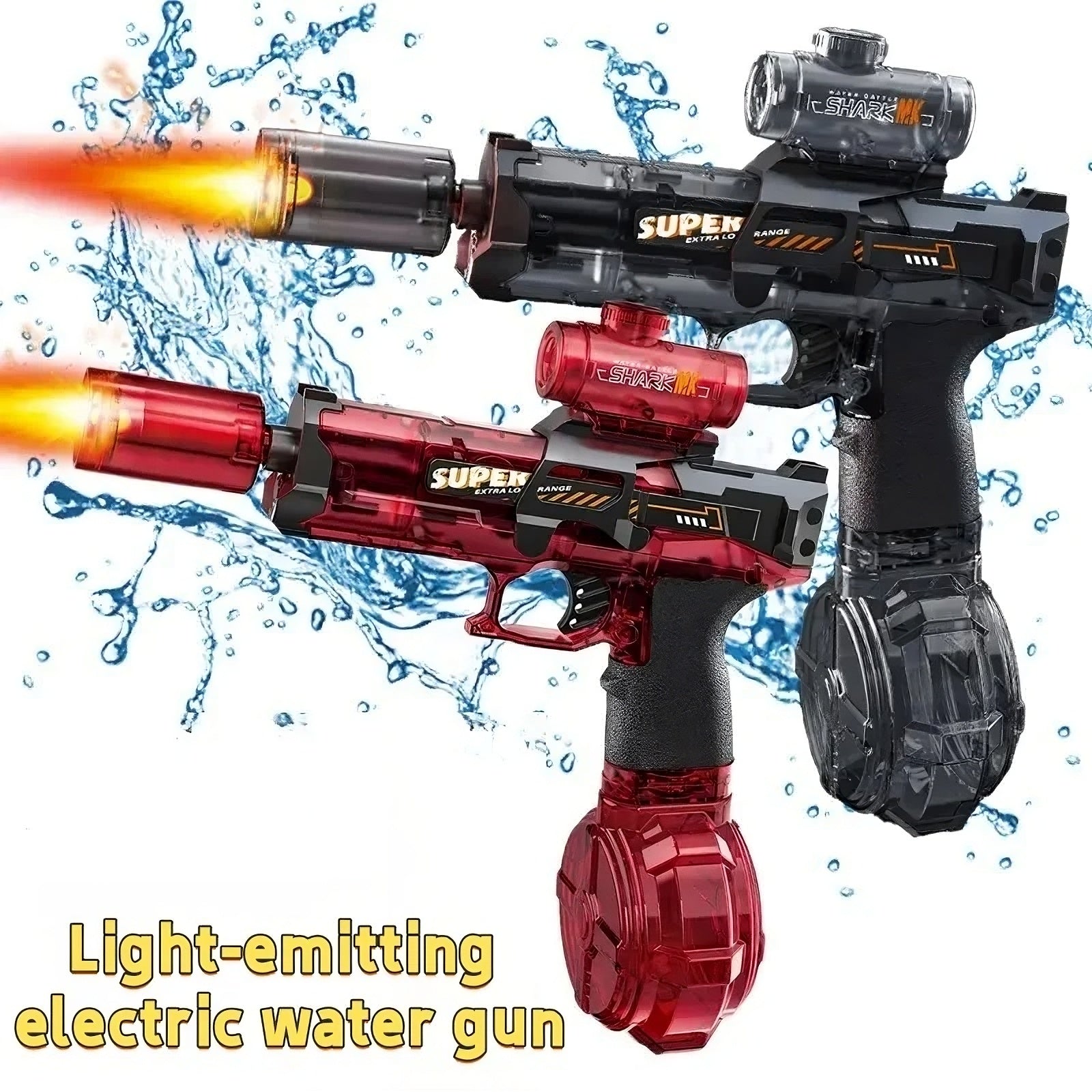 Glow Water Gun Nighttime Battles | Led Holder - Home & Garden > Lighting | Blocks Collar (View 2)