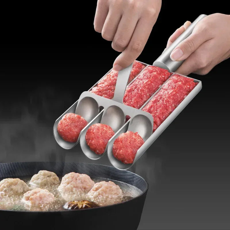 Triple Meatball Maker for Easy Cooking and Serving