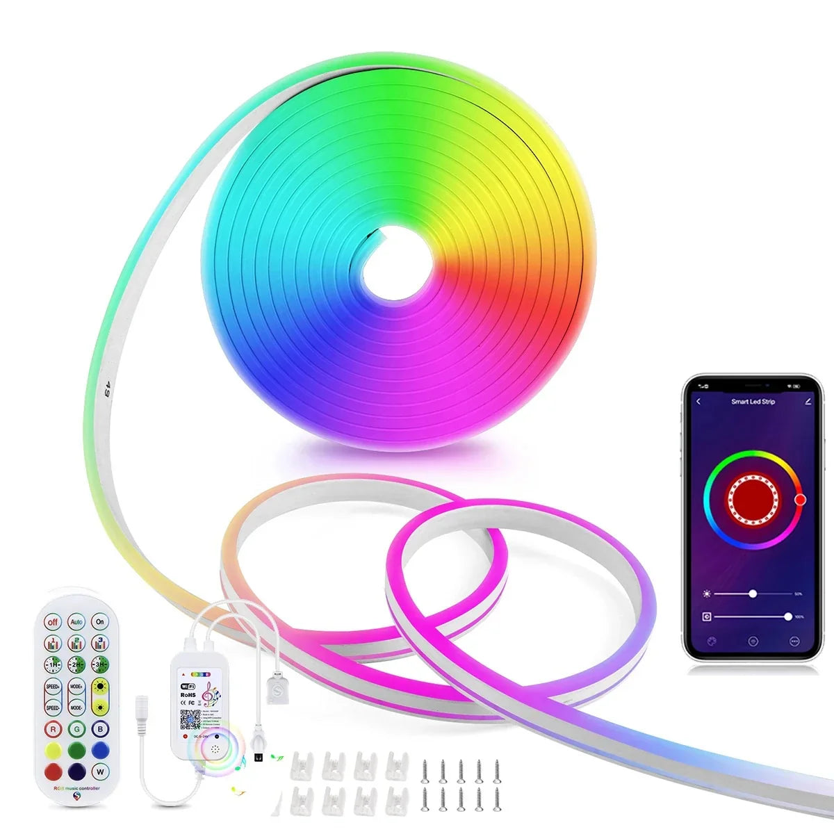 Smart Neon LED Strip for Home and Room Decoration