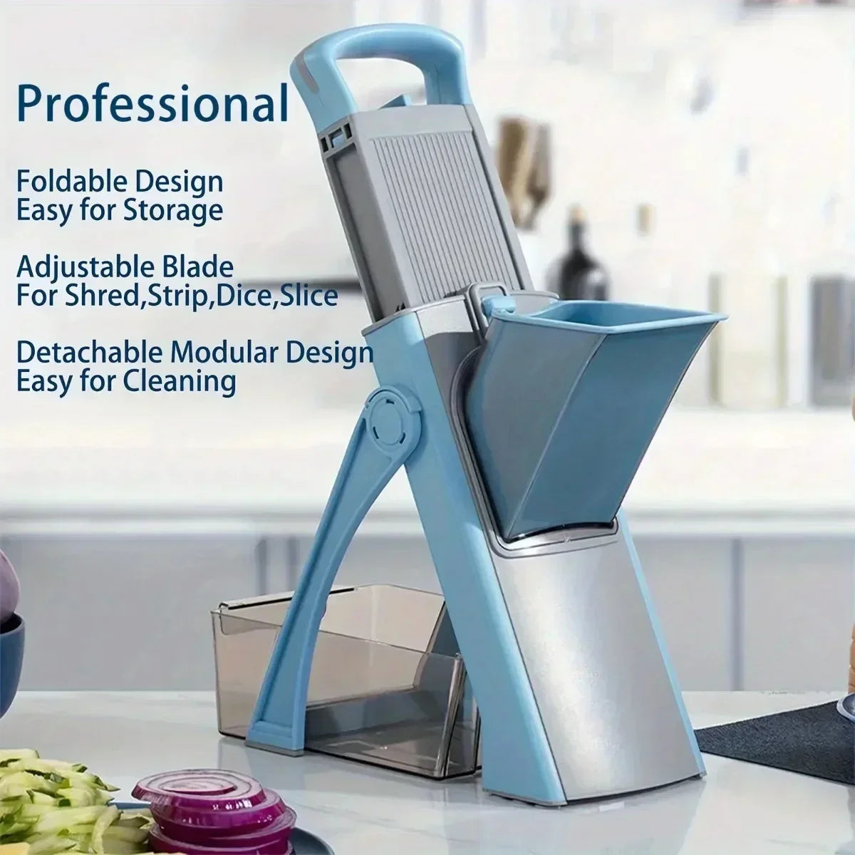 Multi Functional Vegetable Cutter Quick Prep | Tool - Potatoes | Candy Chocolate (View 2)