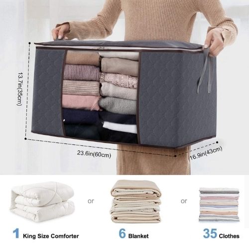 3x Storage Bags for Space Saving and Organization