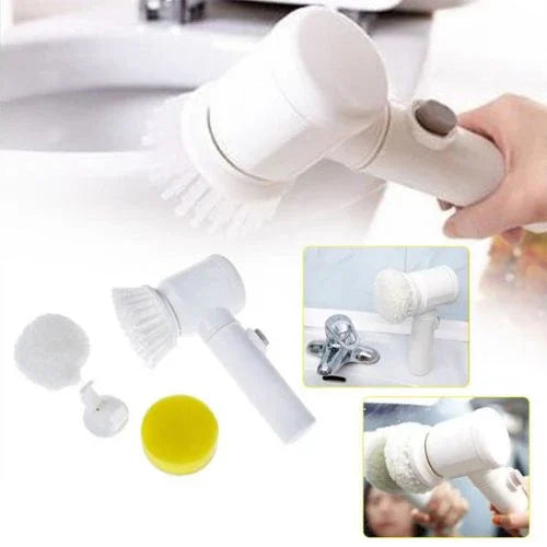 Handheld Electric Scrubber for Bathroom Cleaning