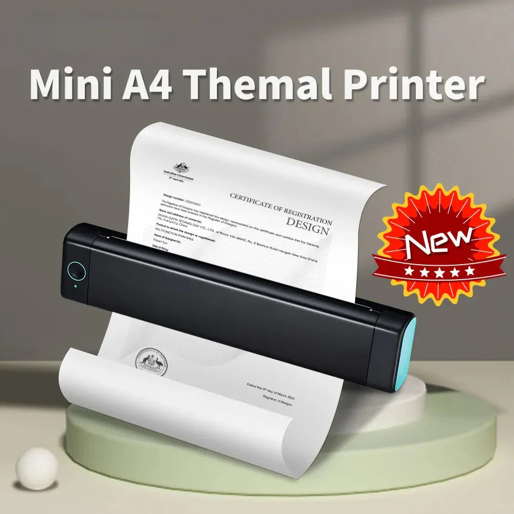 Portable Inkless Printer for On-the-Go Printing