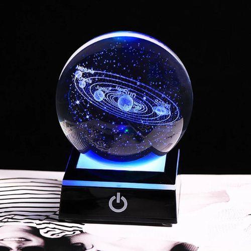 Solar System Crystal Ball for Home Decoration