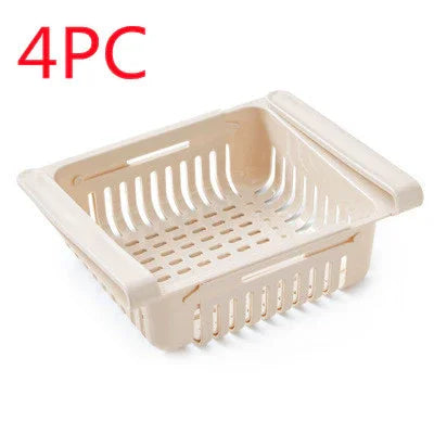 Refrigerator Storage Basket Stretchable Multifunction - Home & Garden > Storage & Organization | Candy Chocolate (View 16)