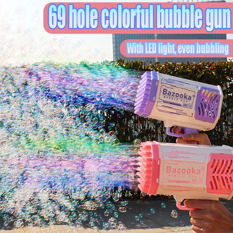 Bubble Gun Rocket Holes Soap Bubbles Machine Shape - Home & Garden > Lighting | Bubble (View 2)