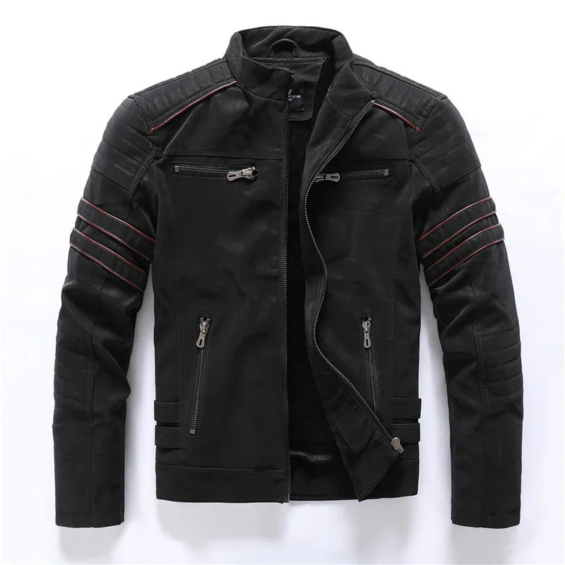 Mens Washed Jacket | Leather Converter Charger - Electronics > Power