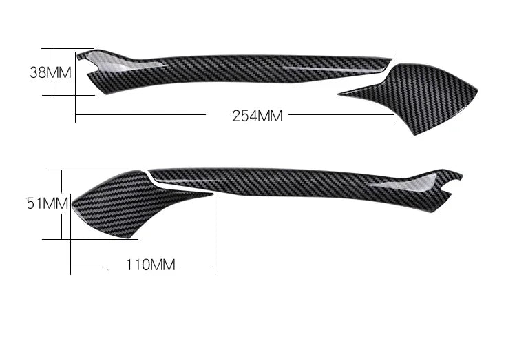 Angkesila Rearview Mirror Decorative Strips