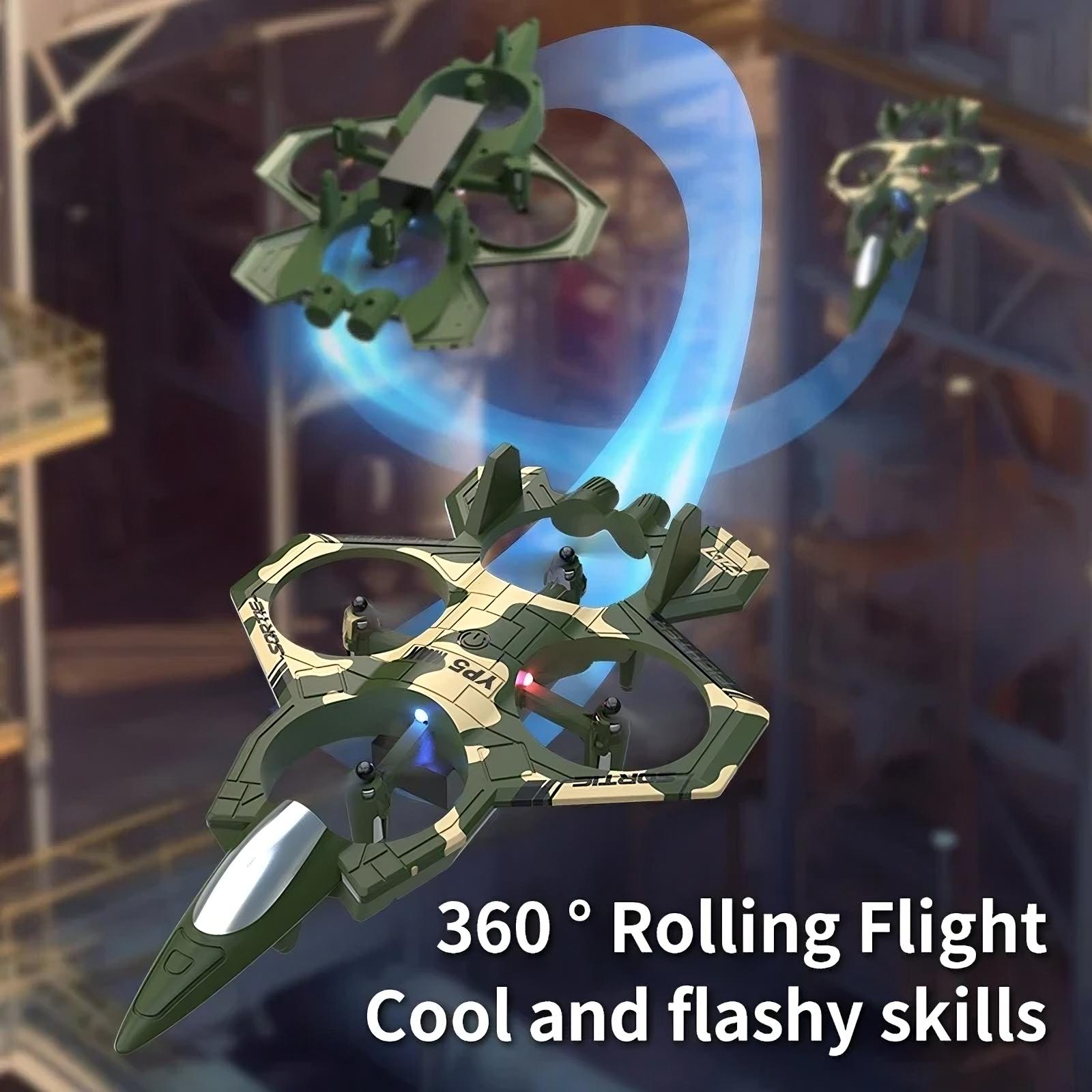 Rc Foam Fighter Drone Kids Beginners | Series - Remote Control Airships & Blim | Blocks Puzzle (View 3)