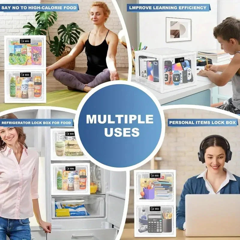 Fridge Lock Box Secure Food Item Storage | Tool - Home & Garden > Storage & Organization | Christmas Decorative (View 3)