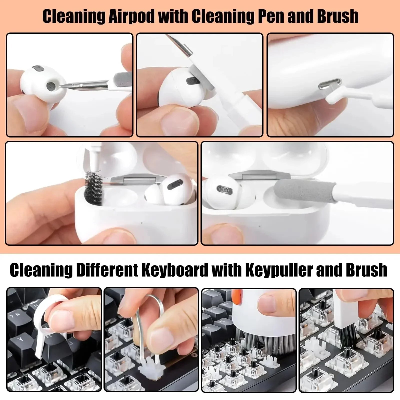 Computer Keyboard Cleaner Kit | 20 Series Edition - Hard Drive Carrying Cases | Bluetooth Computer (View 3)