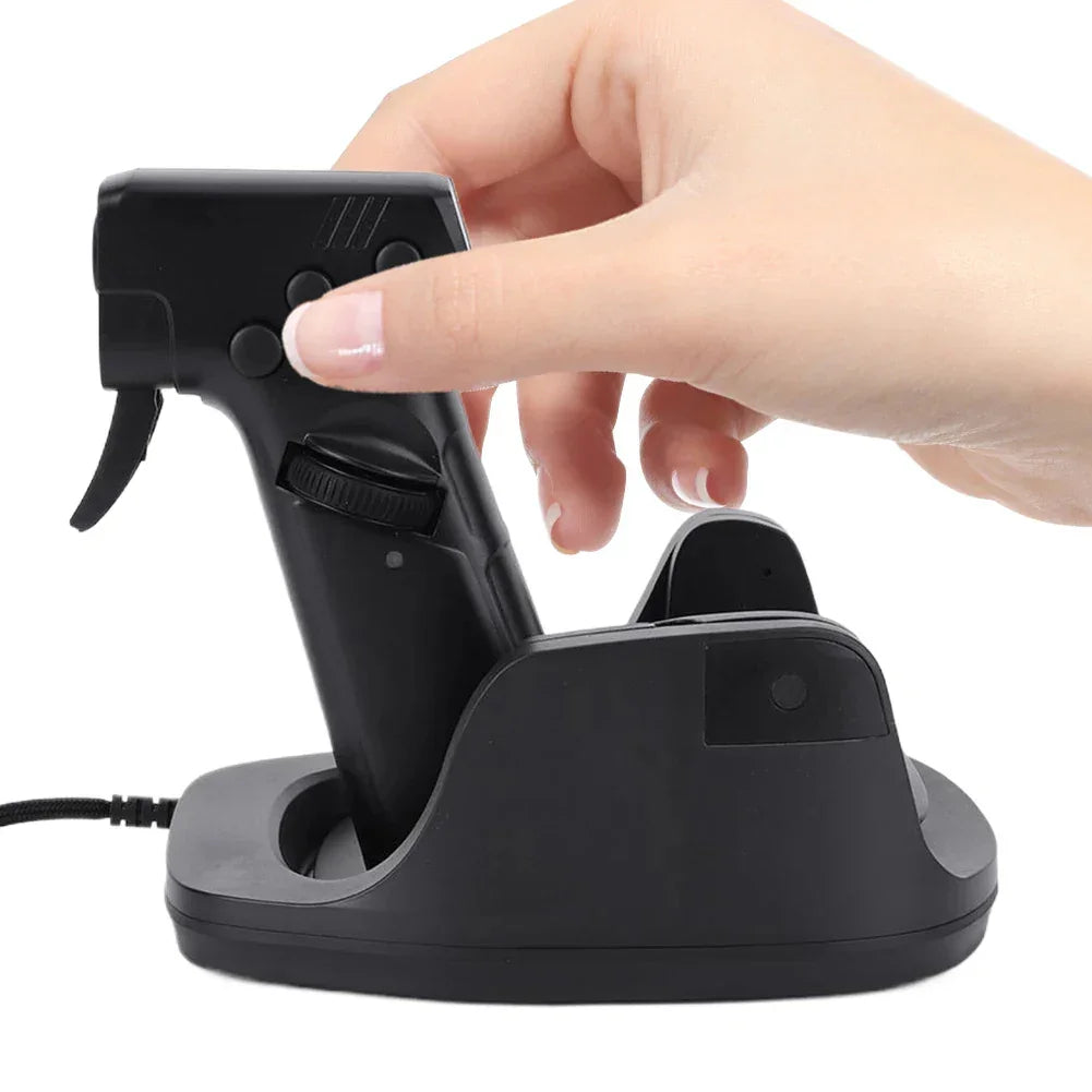 Gun Style Vertical Gaming Mouse | Adapter Converter - Electronics > Electronics Accessories > Computer Components > Input Devices > Mice & Trackballs | Bluetooth Portable (View 3)