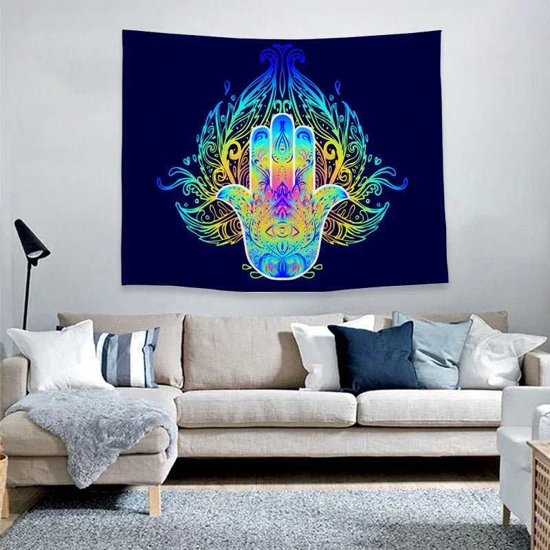 Trendy Home Decor Psychedelic Print Tapestry | Holder - Home Decor | Decor Home (View 4)