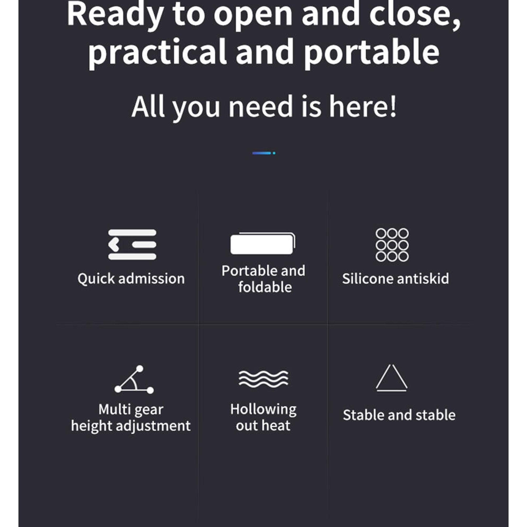 Adjustable Non-slip Laptop Stand Support Holder Base Riser - Unik Store